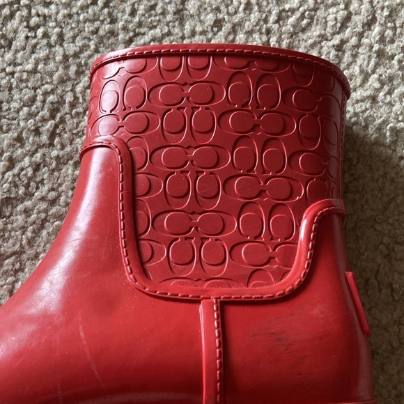 Coach rain boots - Picture 3 of 4